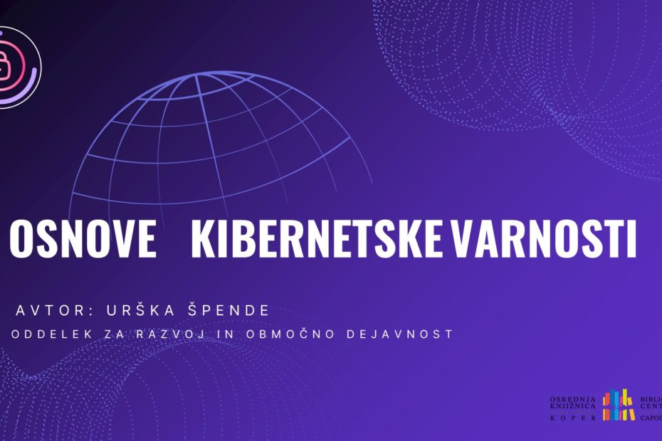 Plakat za delavnico: Osnove kibernetske varnosti