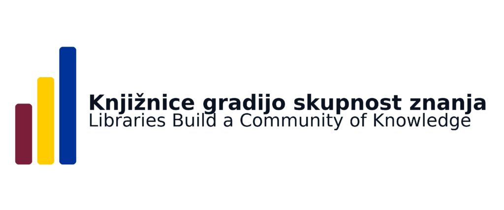 logo Knjiznice gradijo skupnost znanja